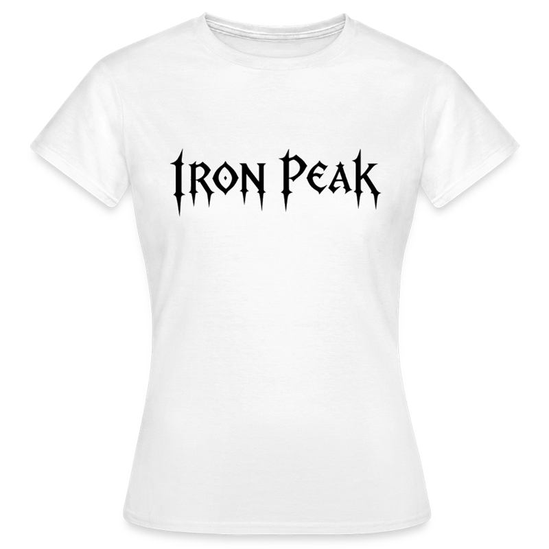 Weißes Frauen T-Shirt mit dem Iron Peak Nordic Logo